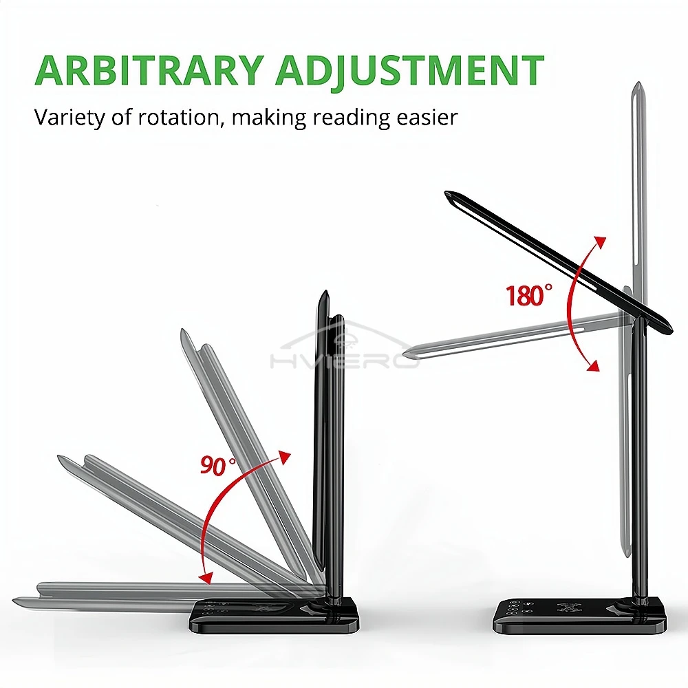 LED Folding Desk Lamp Led USB 5V Timing Eye Guard Protection For Home Night Reading Bedside Living Room Charging Table Lighting