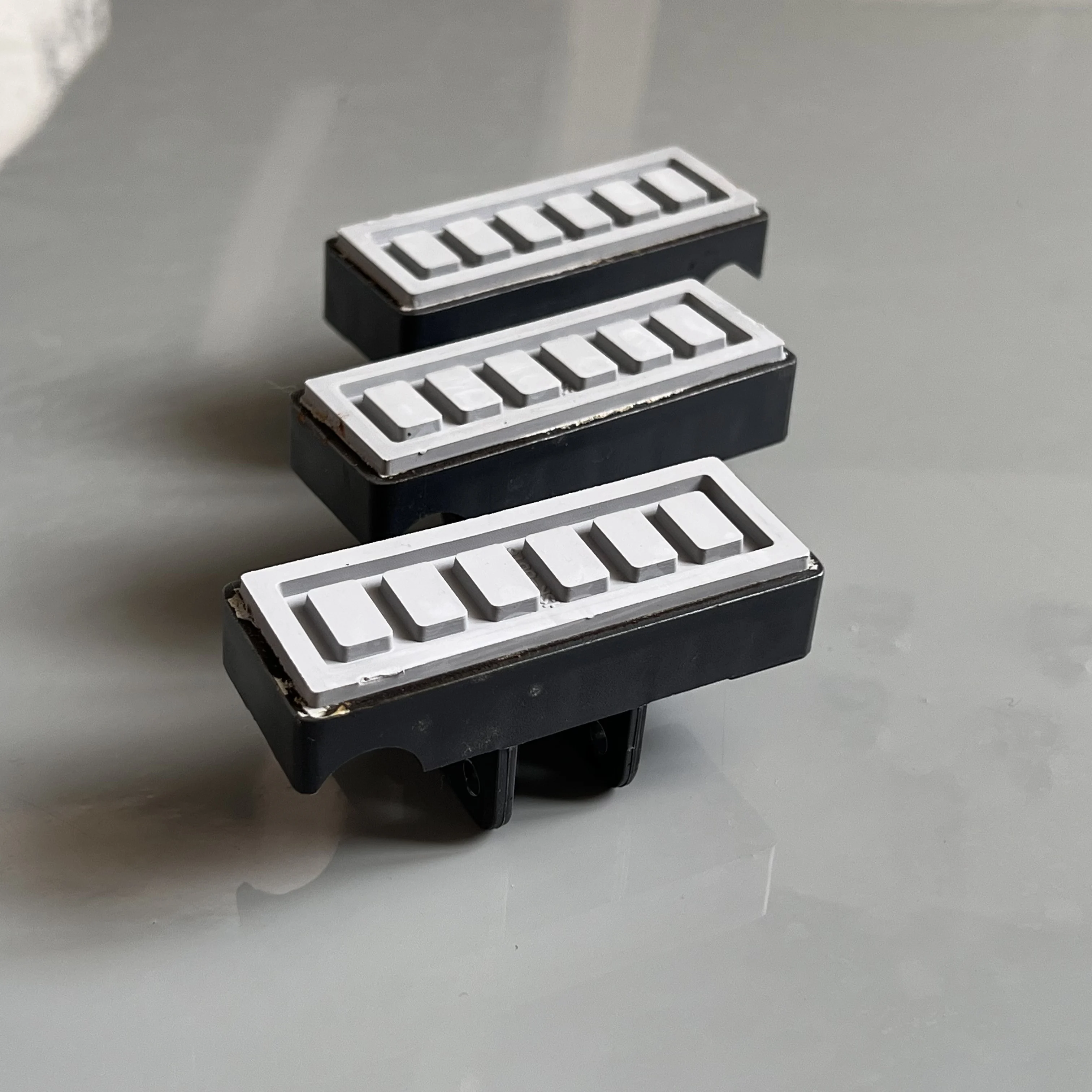 10개 80x30x18mm 컨베이어 체인 블록 컨베이어 패드(호마그 브랜트 엣지 밴딩 머신용)