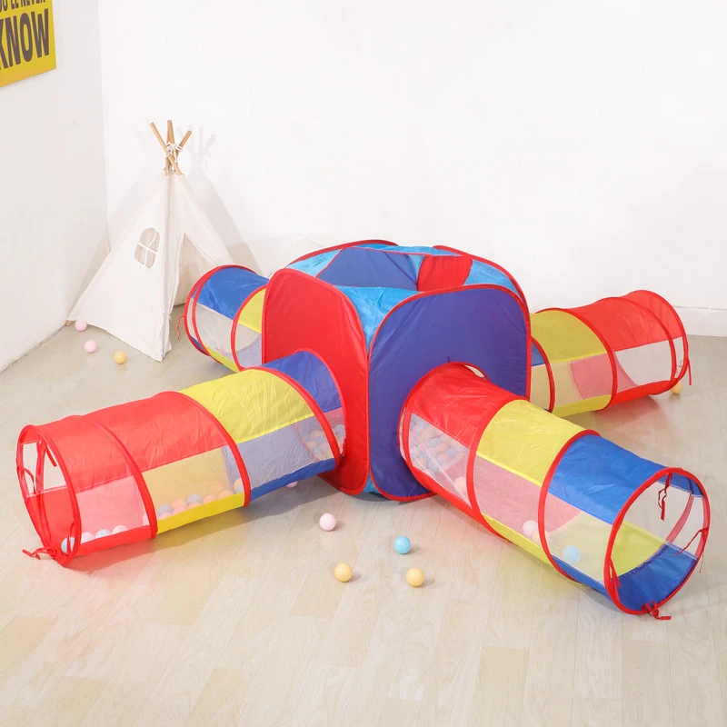 Portable Children's Game Tent Indoor Outdoor Kid Dry Ball Pool Playground Toy New Style Toddler Play House Tent Without Ball 4