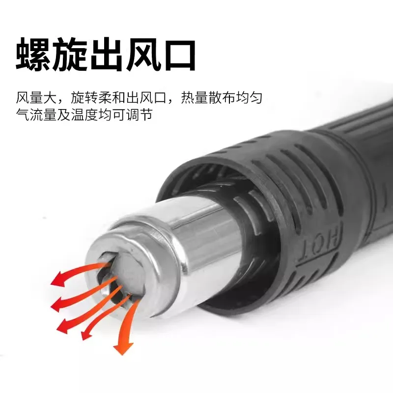 8858 Hot Air Gun Handle Accessories Universal Portable T12 Soldering Station Mini Hot Gun Soldering Station BGA Rework hot air gun soldering station soldering tool
