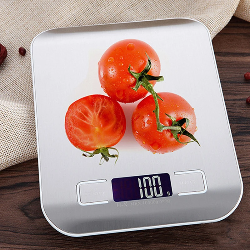 5kg/10kg Rechargeable Stainless Steel Electronic Scales Kitchen Scales Home Jewelry Food Snacks Weighing Baking Tools Best Sellers In Home & Garden