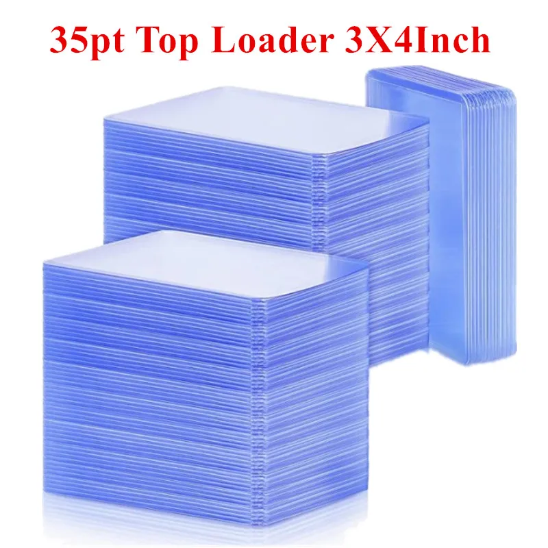 Card Protectors Hard Plastic for Baseball Card Protectors 120 Pack 3x4 Inch Top Loaders for Cards Sports Card Trading Card Hard Card Sleeves for Game Card 