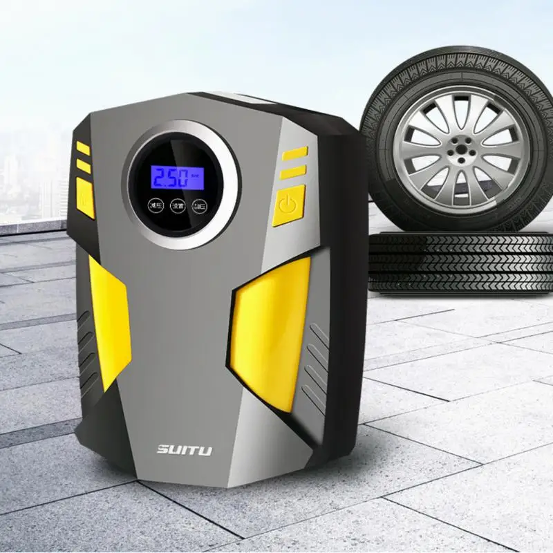 

Digital Tire Inflation Pump Dc12v Portable Universal Durable Multifunctional Car Supplies Automobile Air Compressor