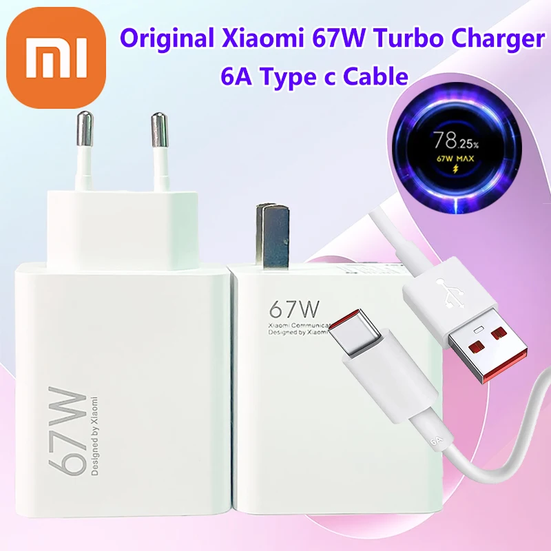 Original Xiaomi 67W Charger Turbo Fast Charge EU Adapter Usb Type C original-xiaomi-67w-charger-turbo-fast-charge-eu-adapter-usb-type-c