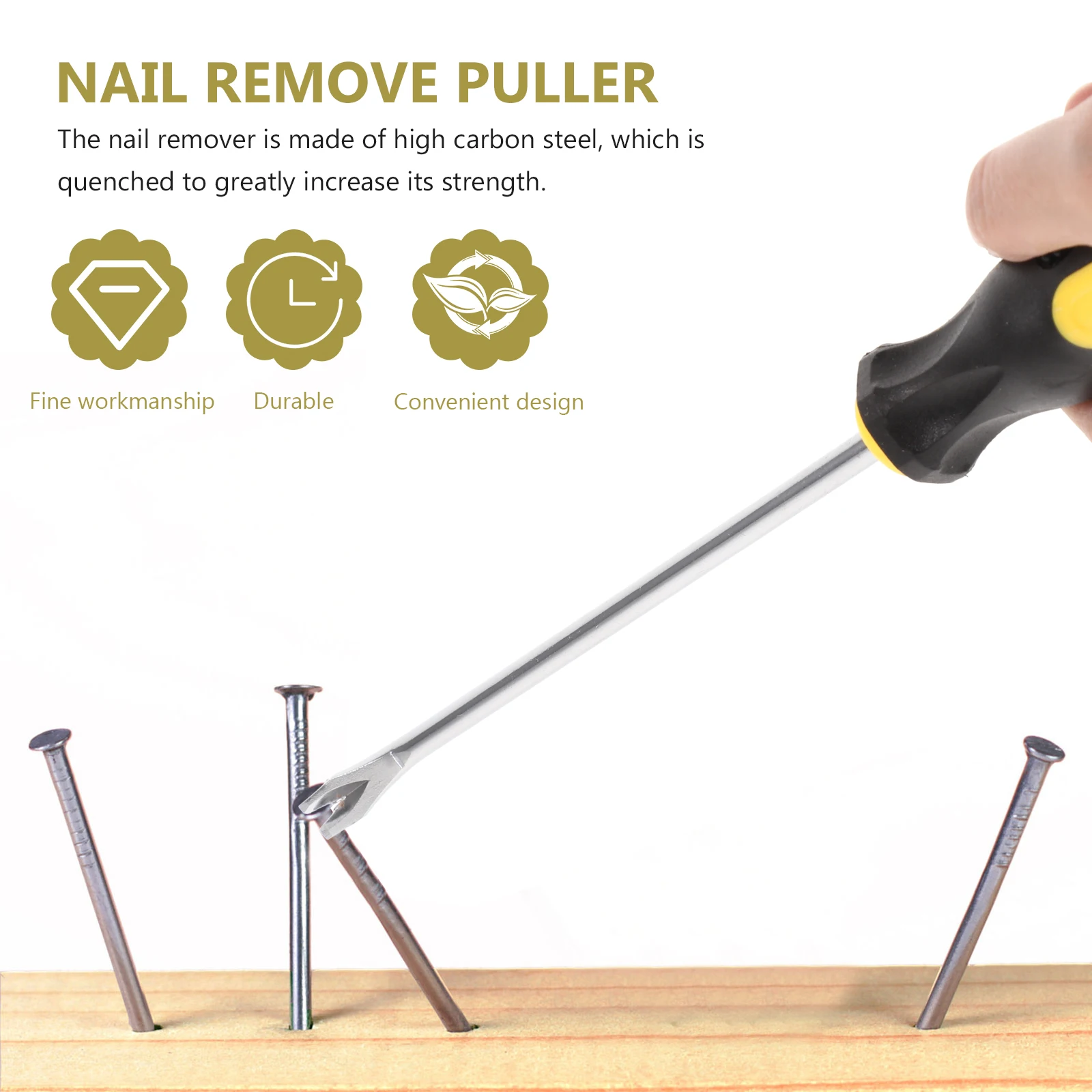 Staple Remover Nail Puller Carpenter Upholstery Tool Remover Tool Remover Nail Disassembling Extractor Upholstery Puller Pry Bar 4pcs