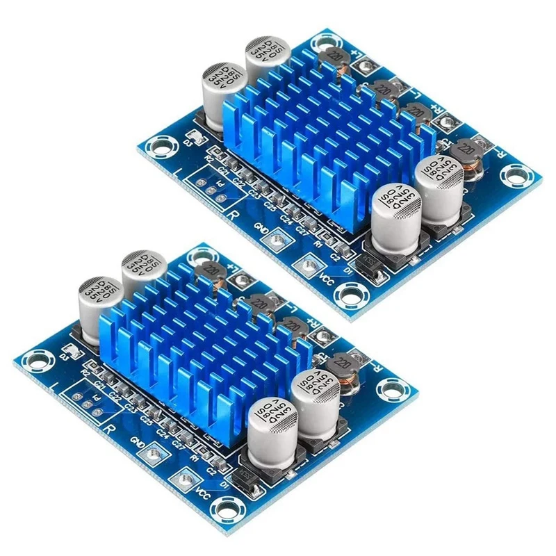 

RISE-2X TPA3110 XH-A232 Dual Channel 3A 30W+30W Digital Stereo Audio Power Amplifier Board