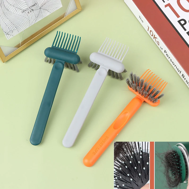 

Comb Hair Brush Cleaner Plastic Handle Cleaning Brush Remover Embedded Beauty Tools Cleaning Products