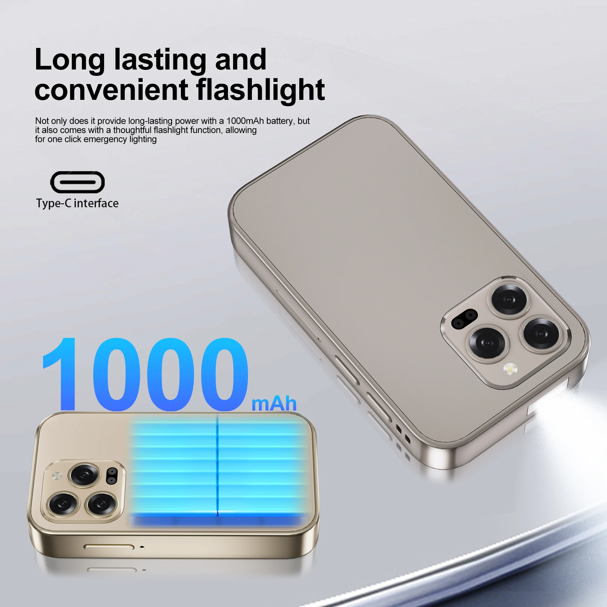 SERVO BM16 PRO Mini Feature Mobile Phone Dual SIM 2.4" Touch Display Call Recording Flashlight FM Radio 2G GSM Small Cellphones