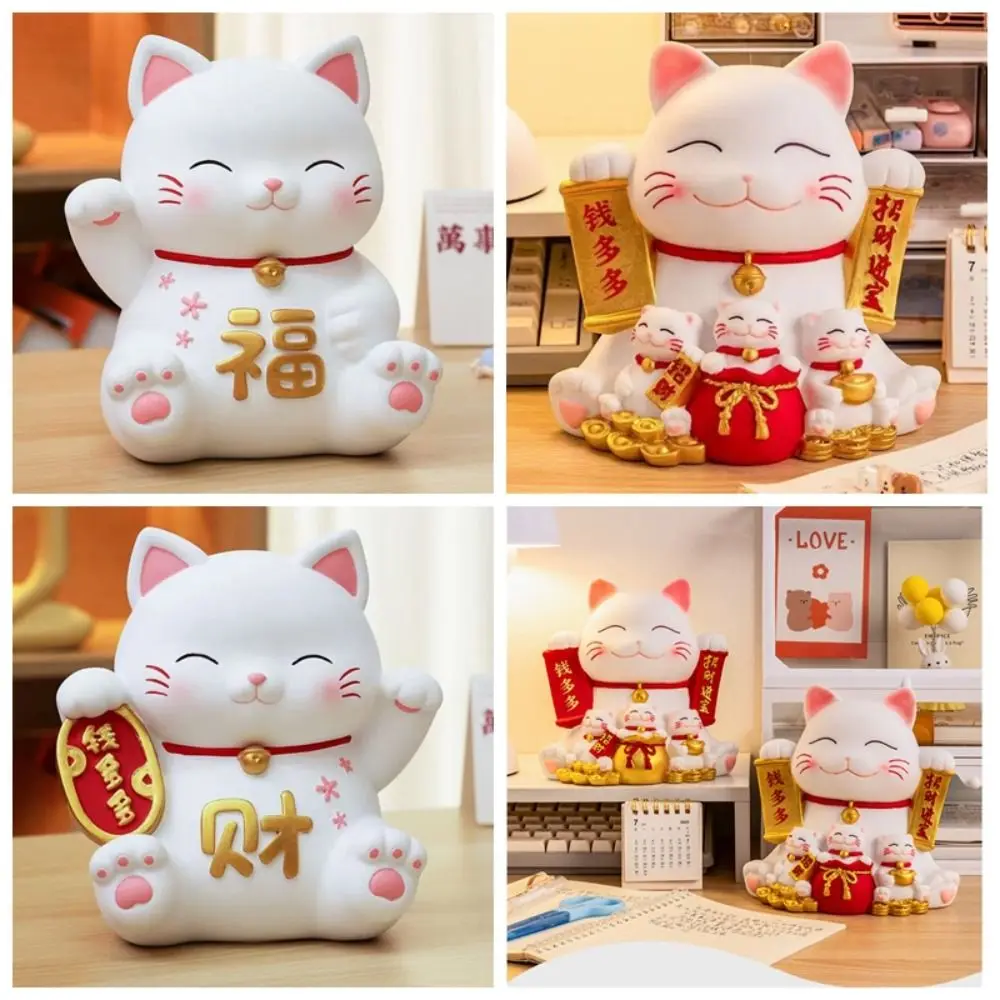 Savings Tank Lucky Cat Piggy Bank Good Symbolism Openable New Year Saving Box Decorative Cartoon Cartoon Money Boxes Kid Toy