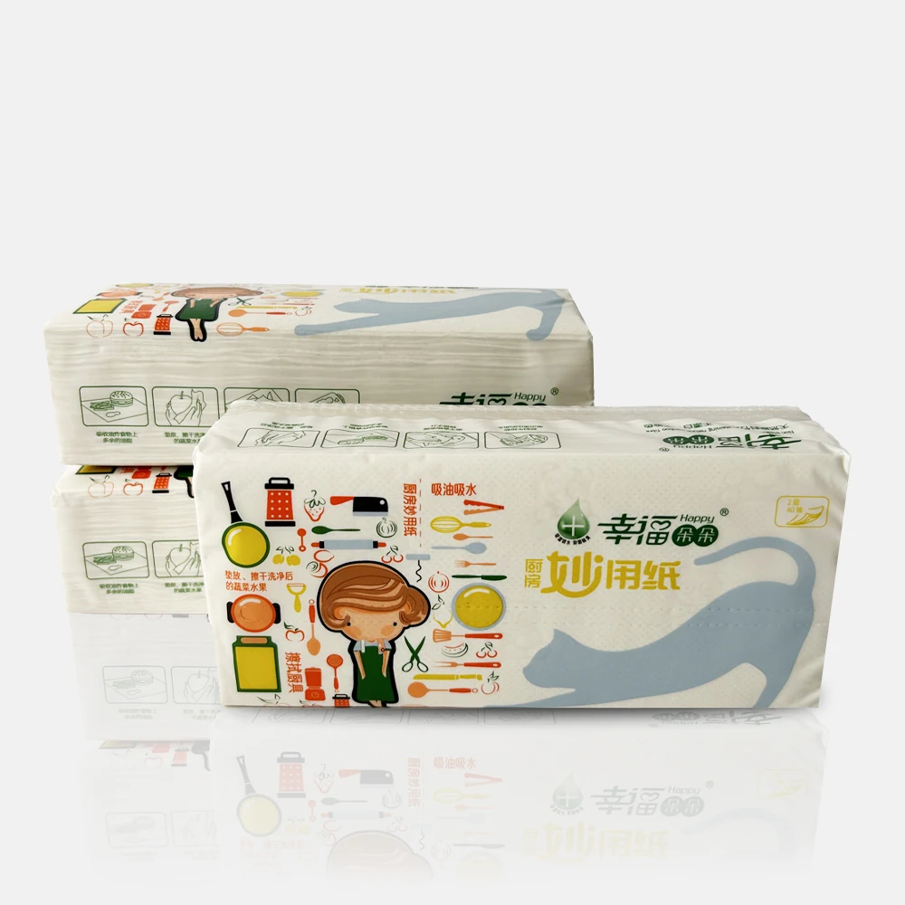 Kitchen Paper Towel Household Paper Absorb Oil Water Wipe Fruits Vegetable towel paper toilet paper Ease To Use For Kitche paper towel paper tissue disposable paper towel