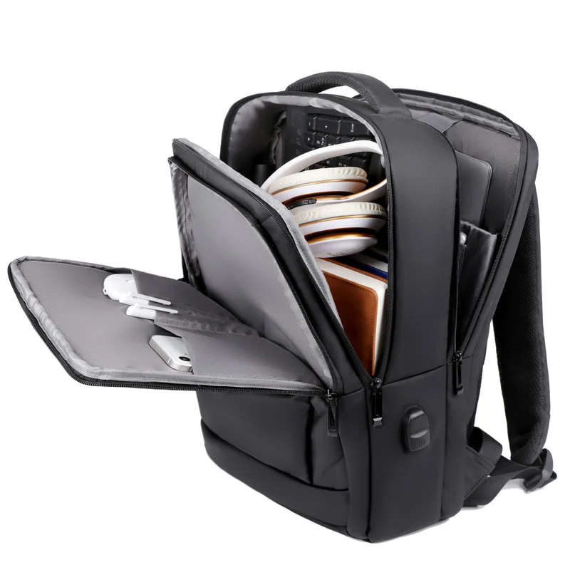 QINNXER Esports Computer 17.3-inch Large Capacity Multi functional Business Backpack Waterproof Travel Game Notebook Bag mochila