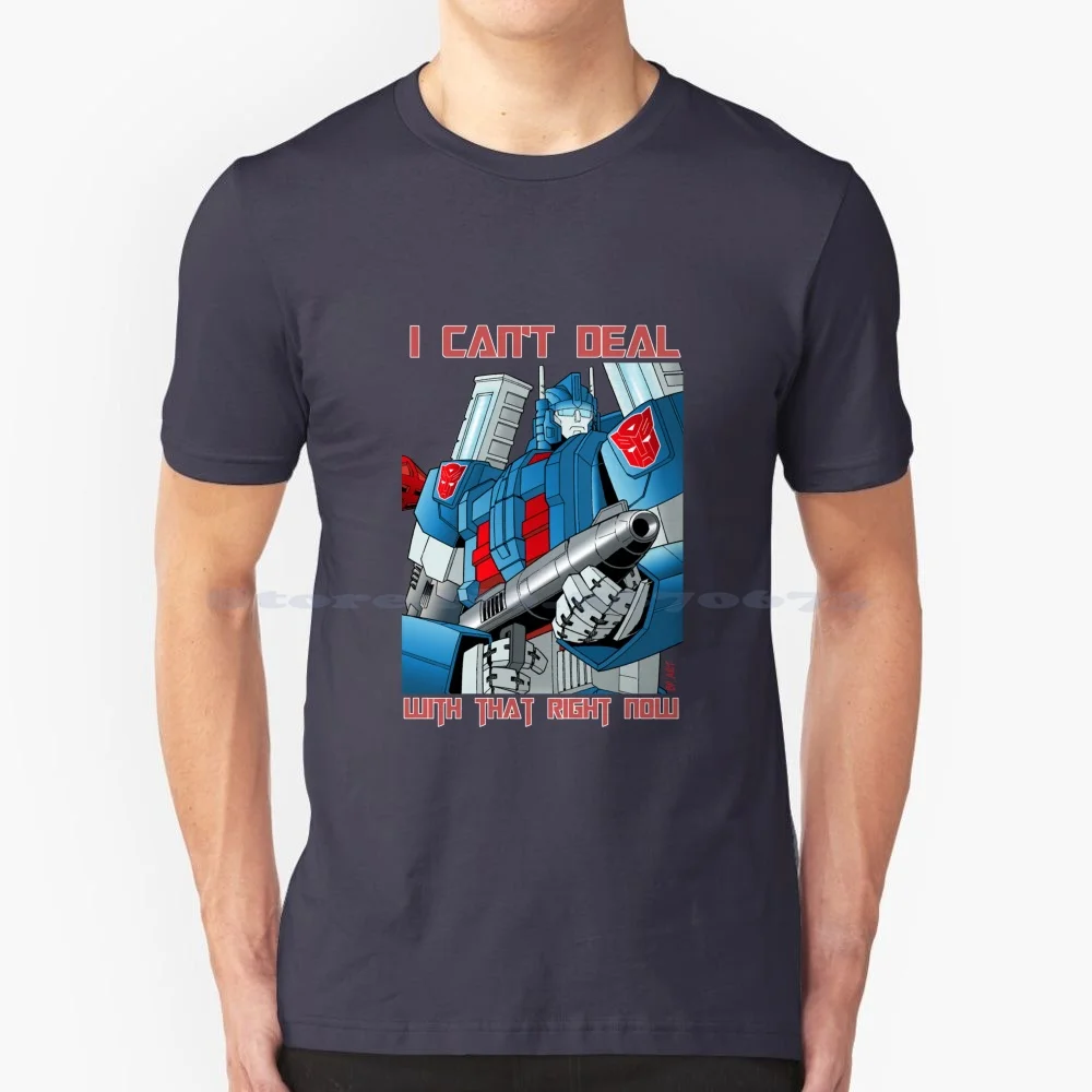 Ultra Magnus Non Può Gestire La Maglietta 100% Cotone Tee Ultra Magnus Movie Non Può Gestire Autobots Parody