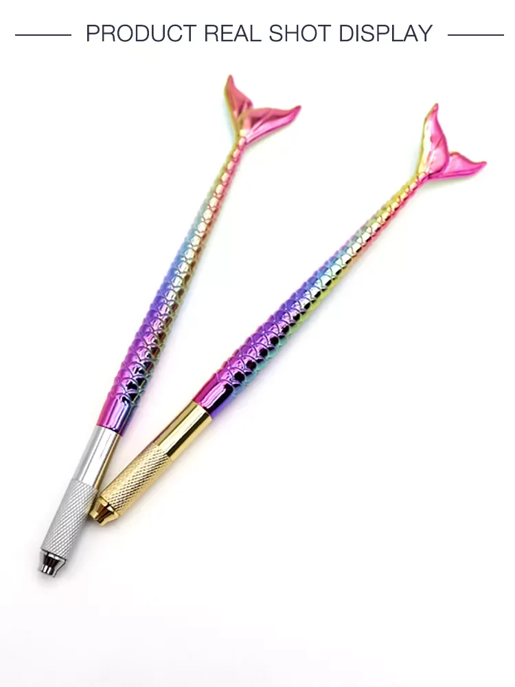 

Newest Mermaid Permanent Makeup 3D Microblading Needles Tattoo Manual Pen