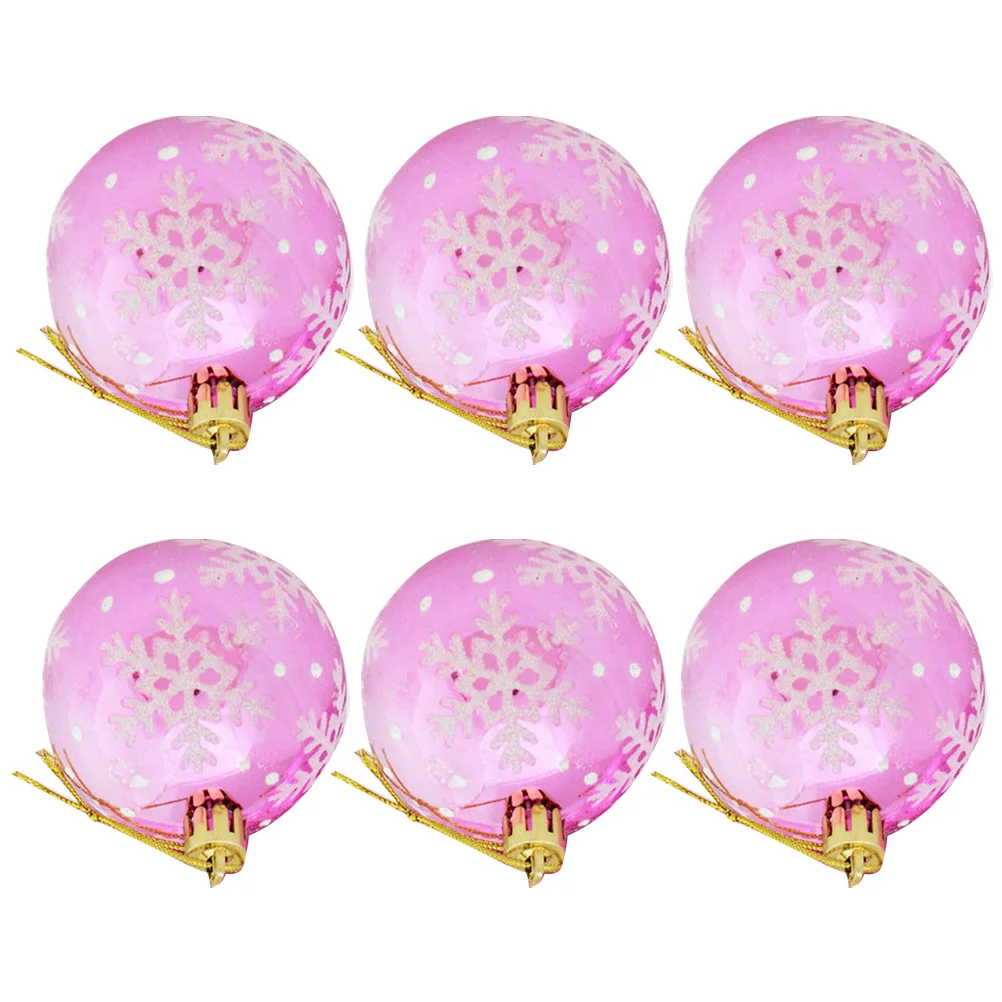 

Christmas Balls, 6PCS Christmas Ornaments Shatterproof Christmas Decoration for Xmas Tree Hanging Ornaments