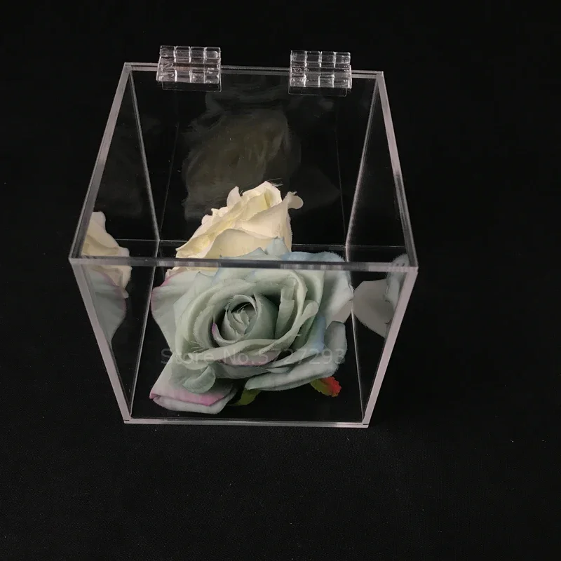

Glass Storage Cube Favor Clear Plexi Party Acryl Wedding Office Gift Home Of Organizer Usage Box Plastic Package Acrylic