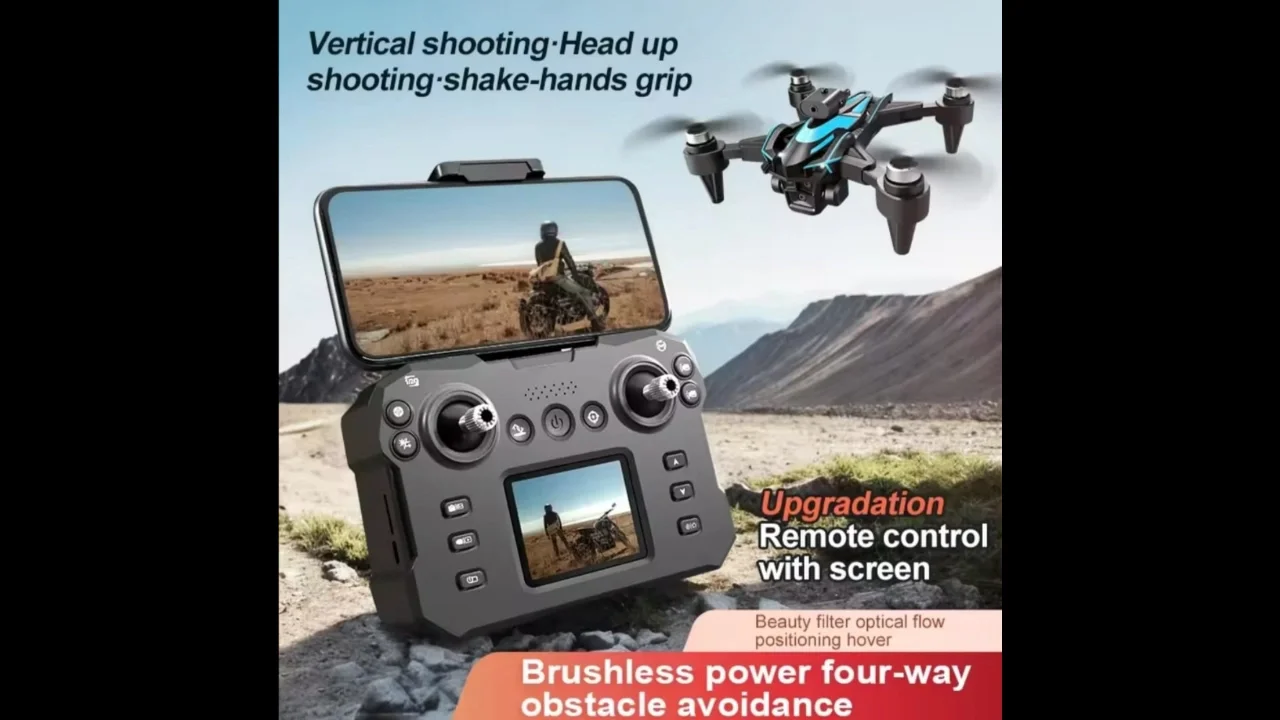 K12 Max Drone RC 8K HD Camera Brushless Motor 360° Obstacle Avoidance With LCD Screen Foldable Quadcopter Dron RC 2024 New K12 MAX Drone 4K Professional 8K Three Camera Optical Flow Hover Wide Angle Obstacle Avoidance RC Quadcopter Drones