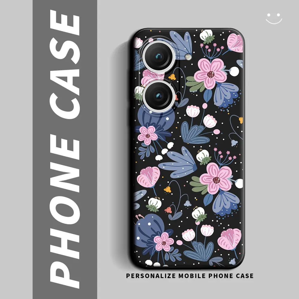 ASUS Zenfone 10 本体 充電器・ケース付き flower ASUS Zenfone 10