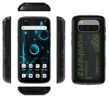 Unihertz Jelly Max Mini Smartphone 5G Android 14 Dimensity 7300 CPU 24GB 256GB 100MP 32MP Camera 4000mAh Battery 5.05" Screen