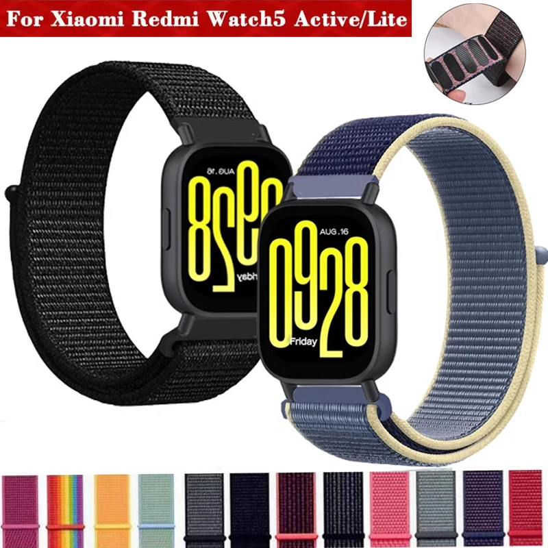 Nylon Loop Smartwatch Strap Sport Watchband Replacement Bracelet Accessories