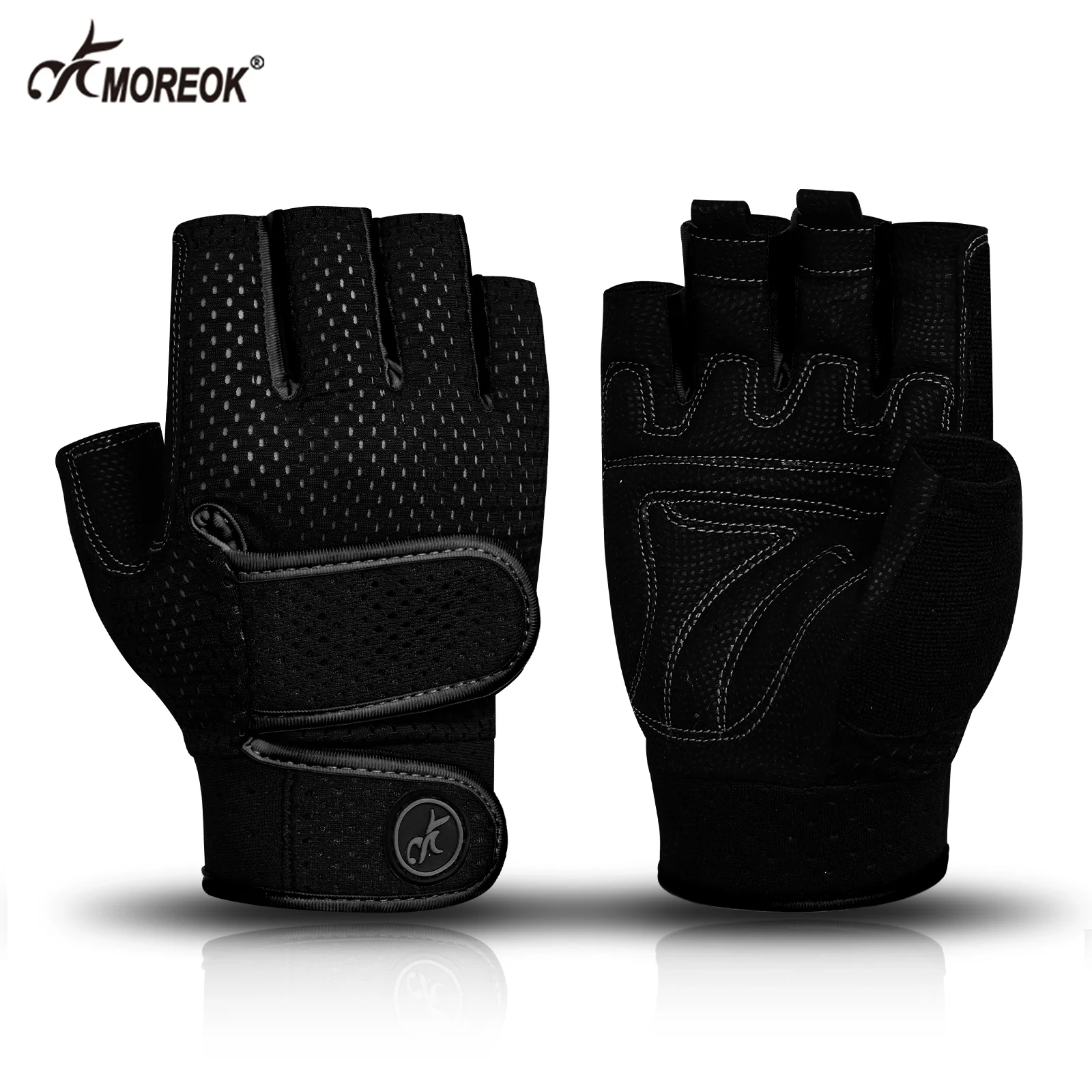 MOREOK Workout Gloves Gym Gloves for Man Women Wrist Guard Sports