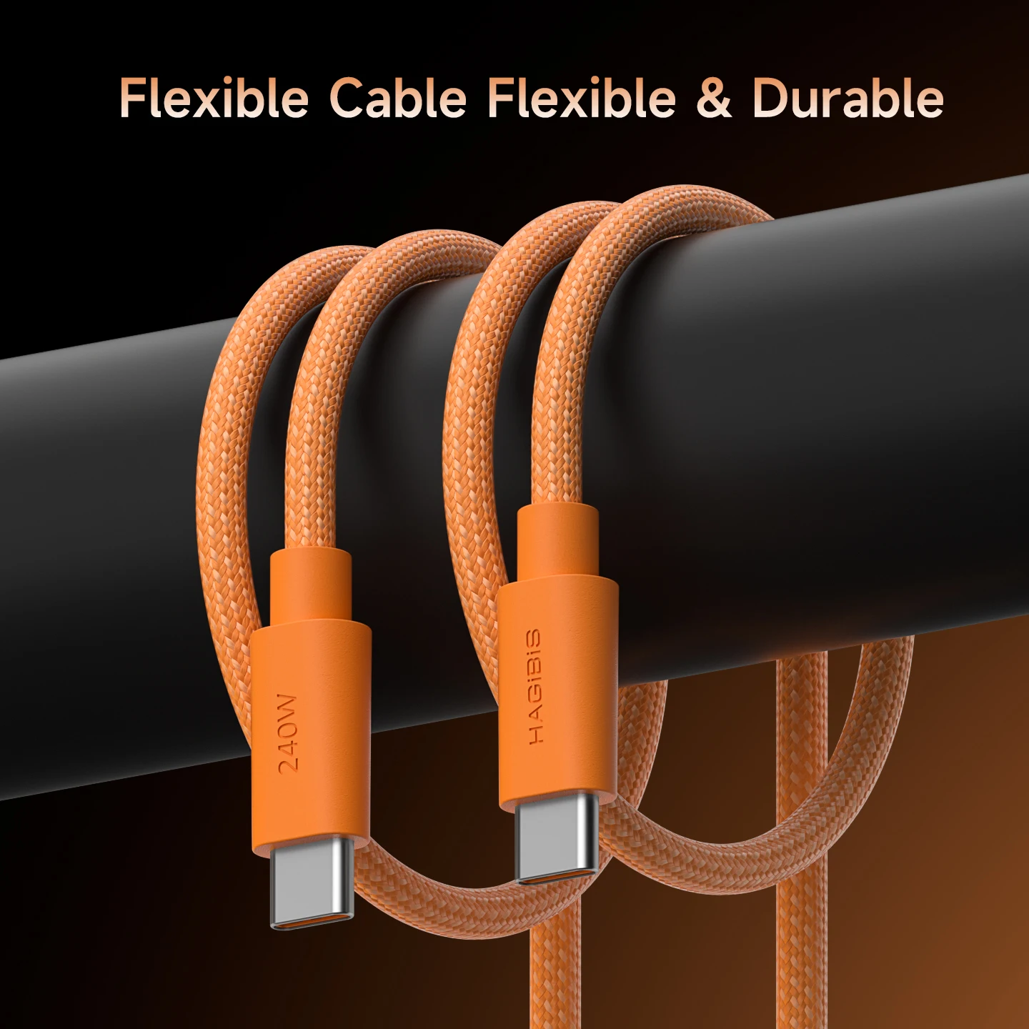 รูปสินค้า สายชาร์จ USB-C เร็ว 240W ทนทาน ชาร์จได้ทุกอุปกรณ์