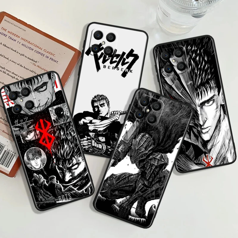 Berserk Anime For Honor Black Soft Phone Case Cover
