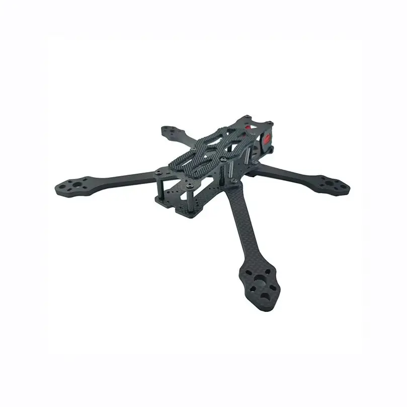 Drone cinématique SoloGood APEX EVO, vue de côté avec hélices et batterie installée