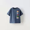 White Printed Boys T-shirt Summer Clothing Loose Fashion Children Short Sleeve Tops Pullover O-neck Tees Kids Boy Clothes Tshirt 5