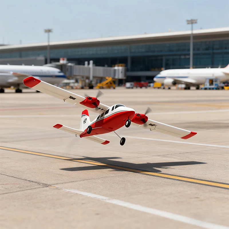Twin Engine RC Electric Aircraft Training Plane