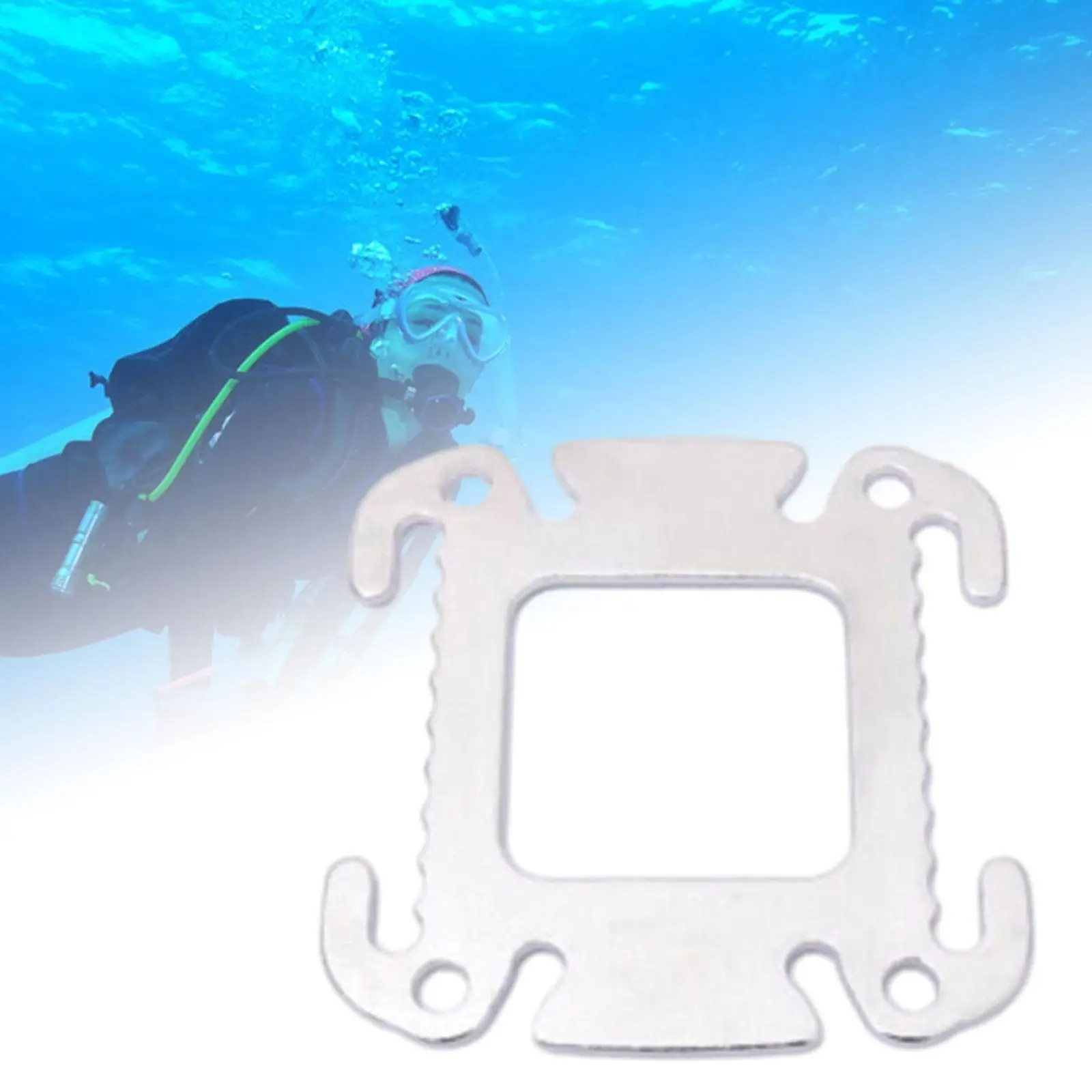 Diving Weight Belt Slide Keeper Belt Slider Fit Webbing Stopper Slider for Snorkeling Surfing Swimming Water Sports Accessories
