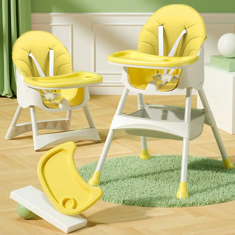 0-6Years Child Folding Dinner Chair for Baby Portable Baby Seat Baby Dinner Table Multifunction Adjustable Chairs for Children