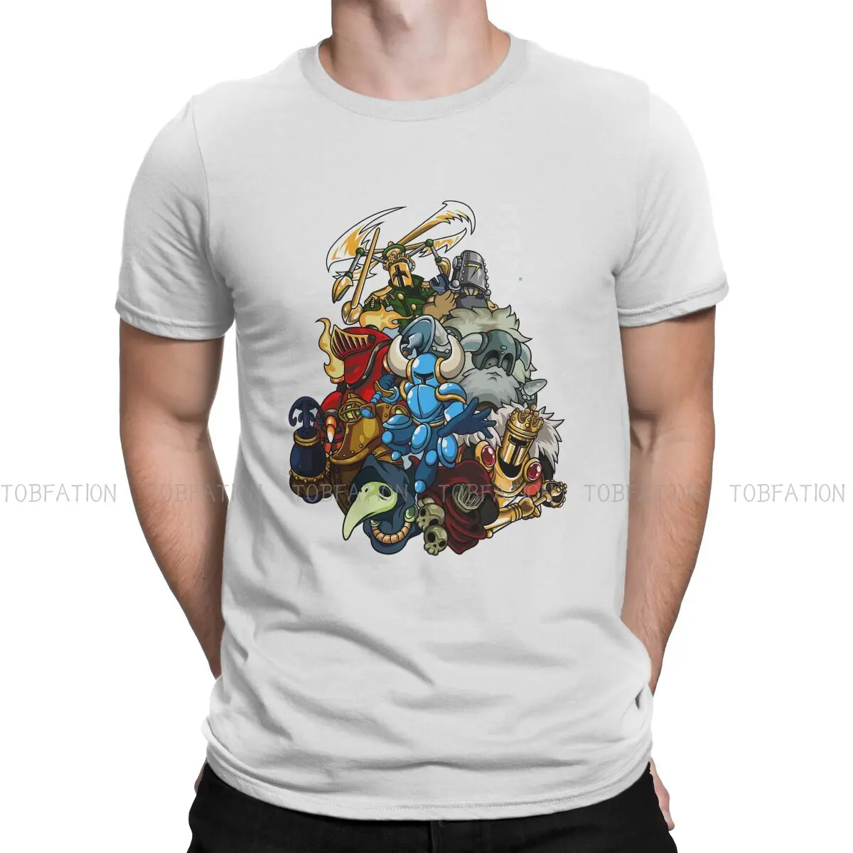 

Shovel Man O Neck TShirt Fabric Original T Shirt Man's Tops New Design Hot Sale