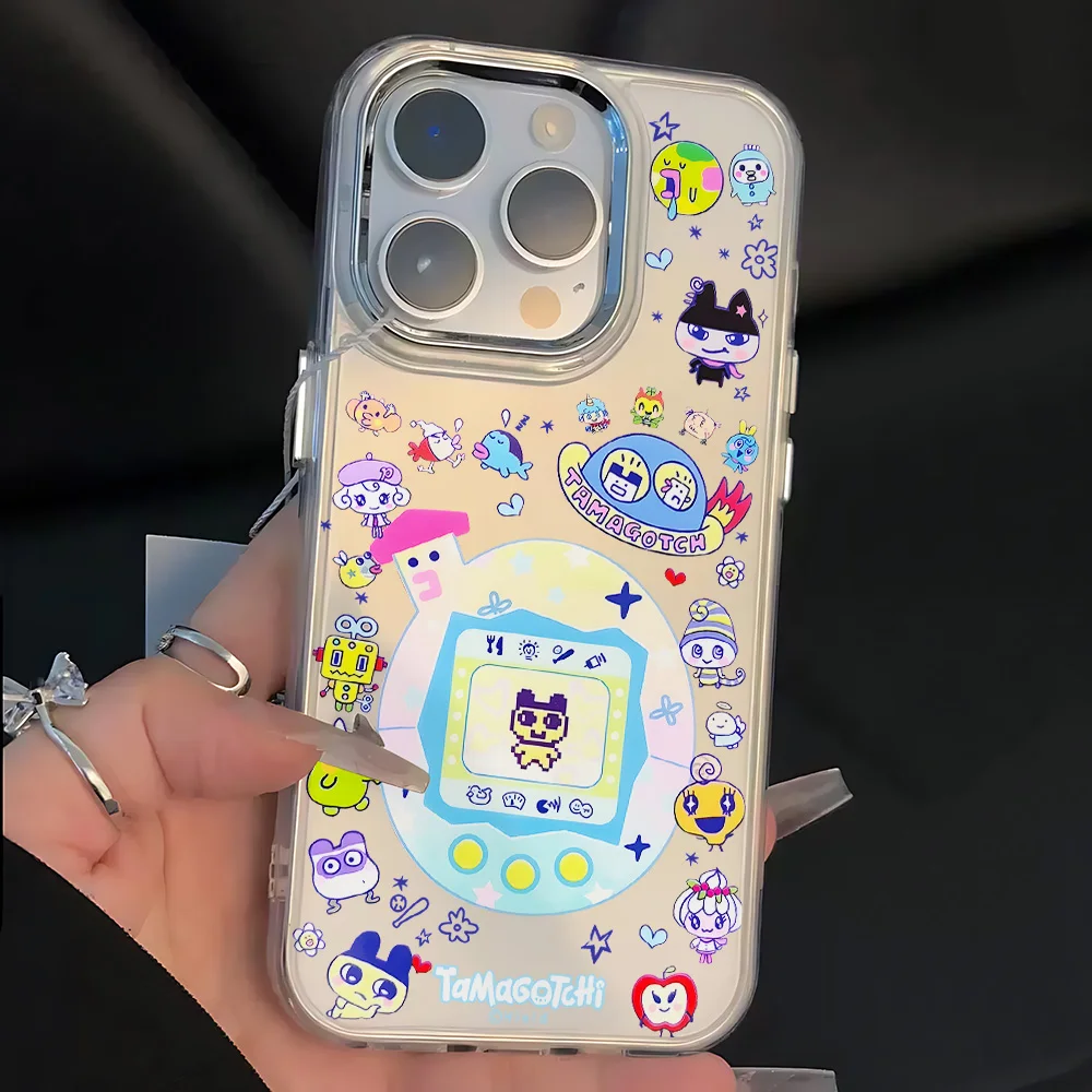 Cute Cartoon Role Tamagotchi Dog Transparent Soft Silicone Phone Case