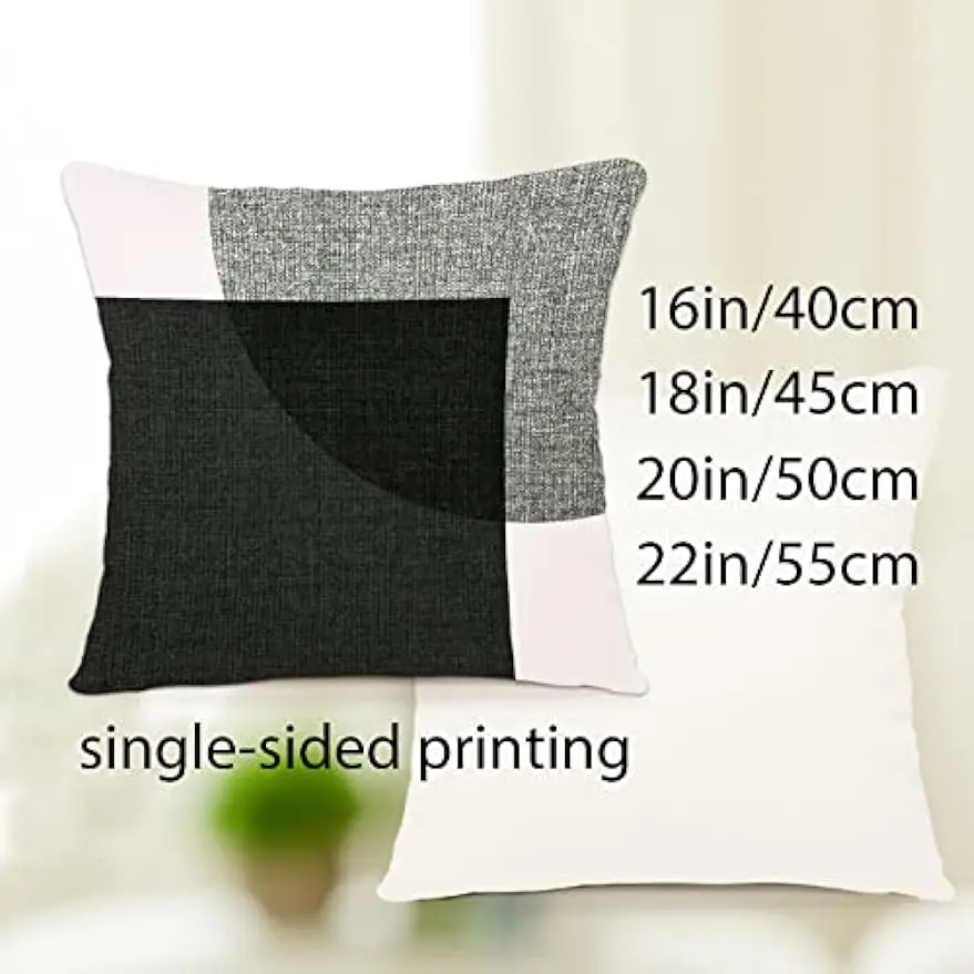 Black Geometric Pillow Case 5