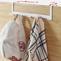 Hooks Over The Door 5 Hooks Home Bathroom Organizer Rack Clothes Coat Hat Towel Hanger Bathroom Kitchen Accessories Holder Rack 5