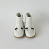 Autumn Winter Genuine Leather Children's Shoes Warm Lambswool Cartoon Bunny Baby Girls Ankle Boots Cowhide Boys Snow Boots 3