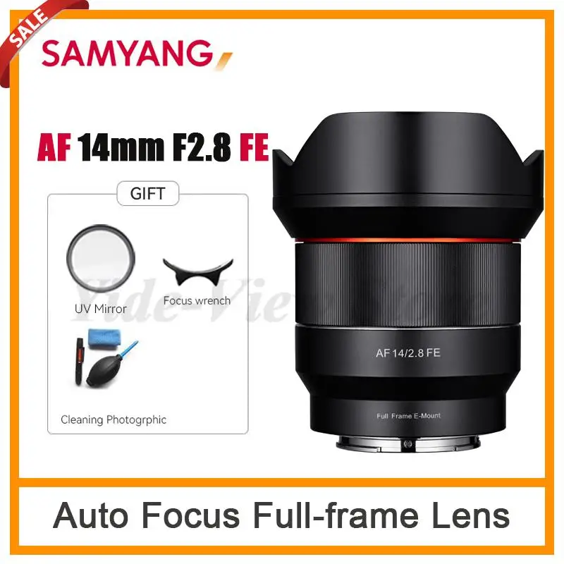 Samyang Af 14Mm F2.8 Obiettivo Di Messa A Fuoco Automatica Ultra Multi-Rivestimento Obiettivo In Formato Full-Frame Per Fotocamere Sony E Mirrorless N