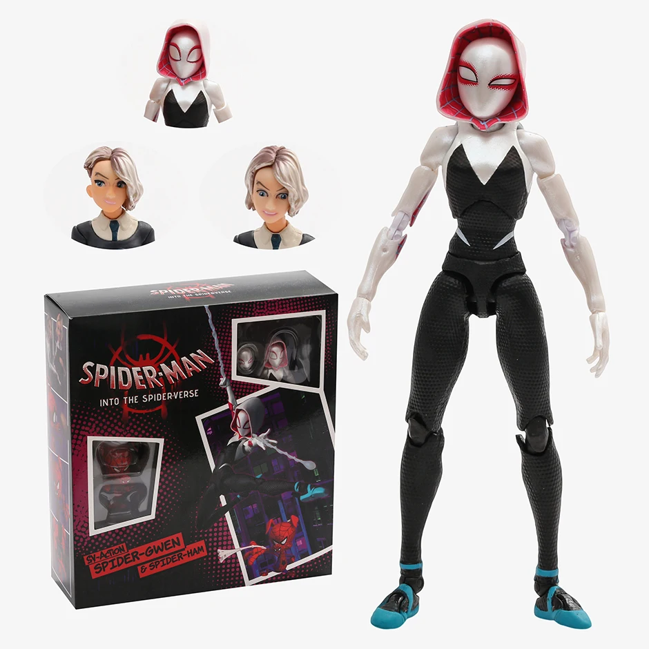 

SV Action Spider Gwen Spider-Man Into the Spider-Verse Figure PVC Figurine Collectible Model Decoration Toy