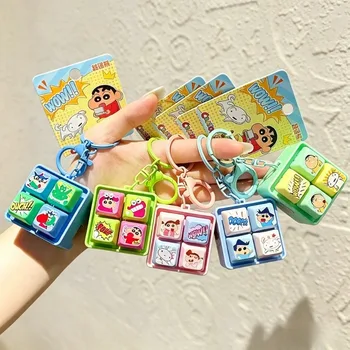 Portachiavi Antistress a Forma di Tasti di Tastiera Cartoon, per Passare il Tempo e Alleviare lo Stress, Decorazioni per Borse, Regali Anime