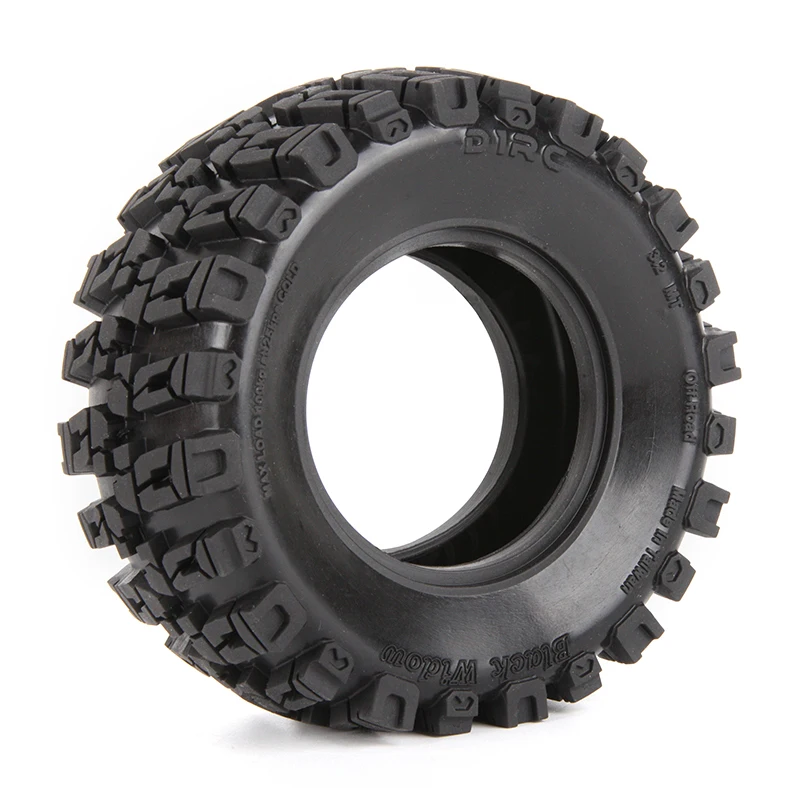 

2pcs 3.2 Inch Rubber Tyre for 1/10 RC Crawler Car Traxxas TRX6 AXIAL SCX10 II 90046 Km2 Ford JKmax