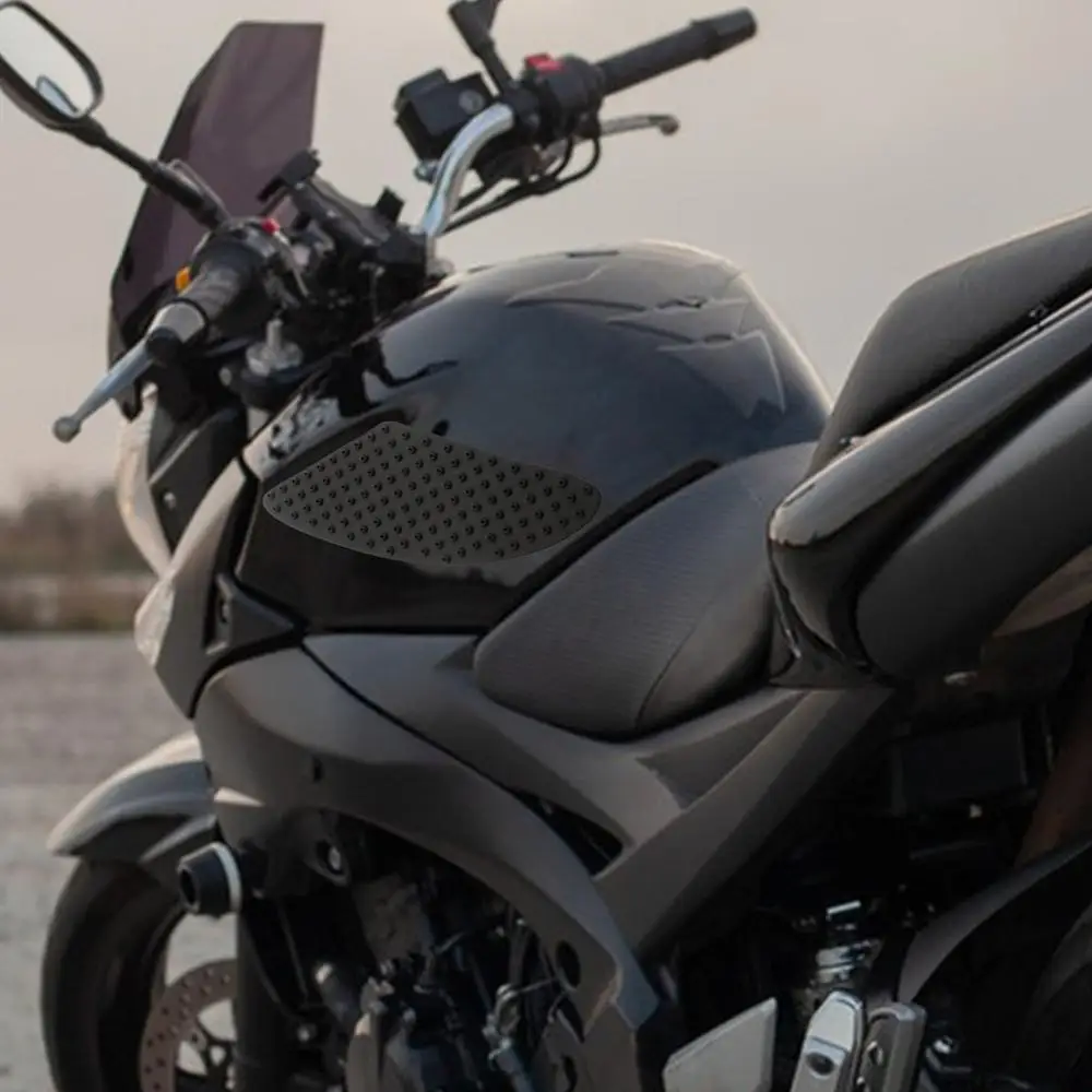 Motorcycle Tank Pad 2pcs Tank Pad Protector Fashionable Anti-Slip Rubber Tank Grips Motorcycle For Boyfriend Father Husband