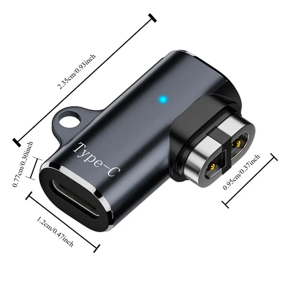 Magnetic Charger Bone Conduction Headphone Charging Adapter 90 Degree Bending Headset Type-C Connector For Shokz
