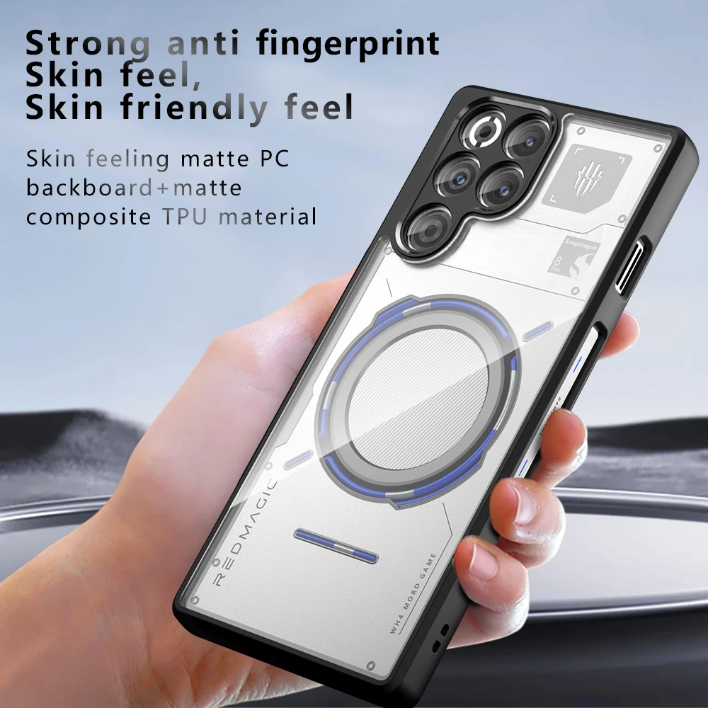 ZTE Nubia RedMagic TPU Border Anti-Drop Case with Integrated Button and Airbag Protection