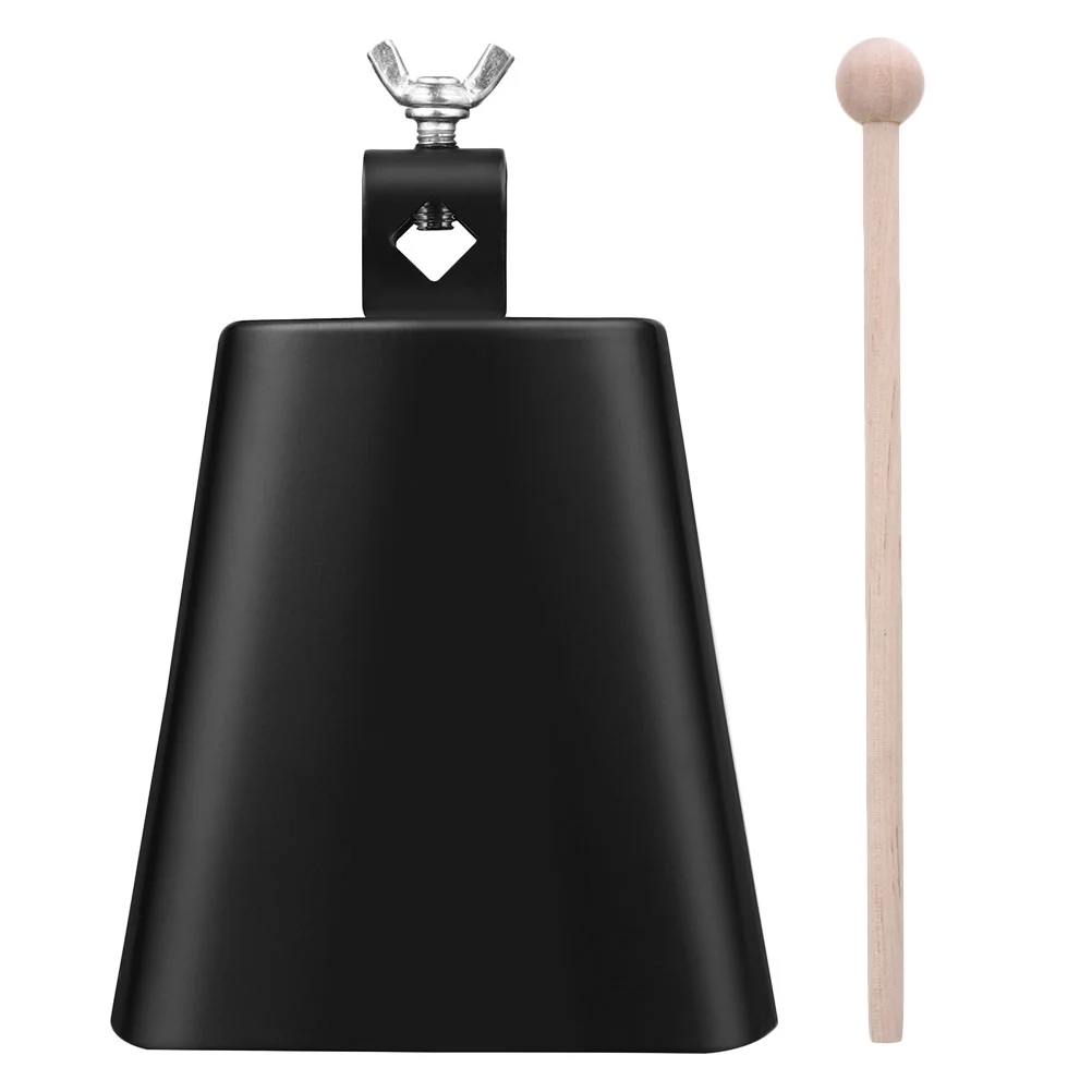 

1 Set Percussion Cow Bell Drumstick Cow Bell with Wooden Stick Music Teaching Aid