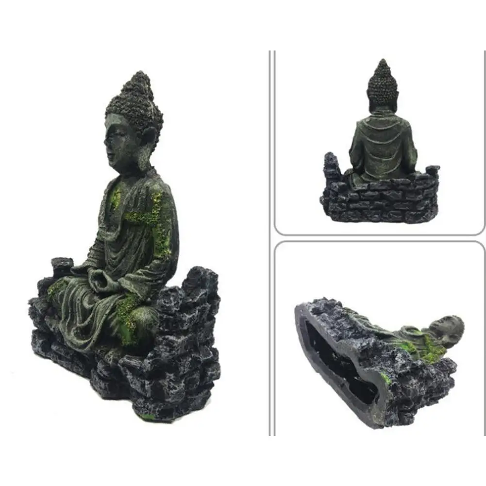 Statua di Buddha artigianato in resina pesce gamberetti casa acquario acquario decorazione paesaggistica ornamento più nuovo