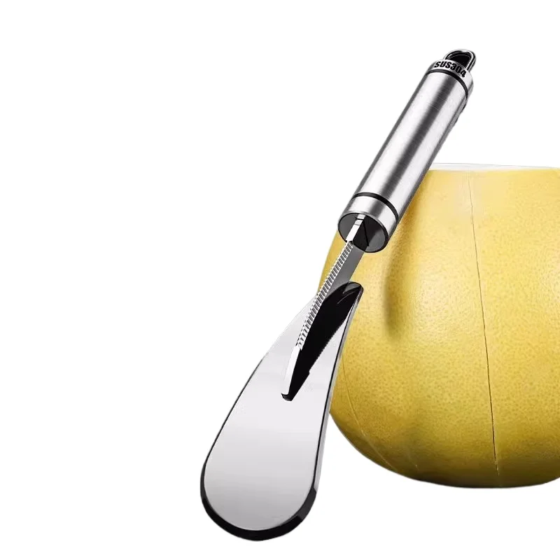 Orange Peeling Knife Stainless Steel Pomelo Opener Orange Pitaya Peeler Household Pomelo Knife Peeler Lemon Grapefruit