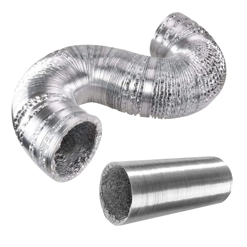 Tubo ventilação folha alumínio