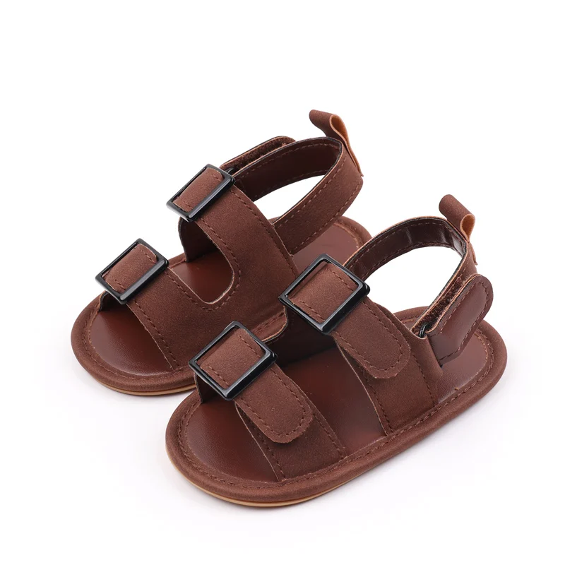 Baby Shoes Summer Sandal Cool Style High Quality PU and TPR Anti-slip Sole Todder Walking Shoe 0-9-18 Month 2024 Fashion BHX3205 6