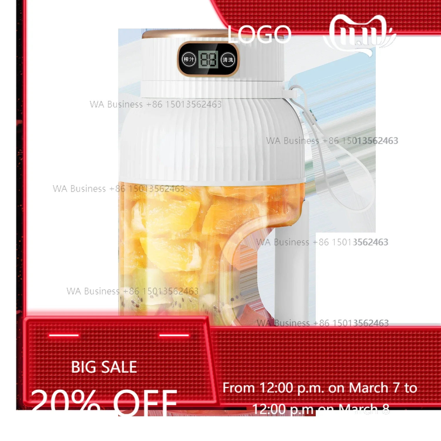 

Juicer Wireless Large Capacity PortableCrushing Ice Machine Electric E Punch Bucket Соковыжималка בלנדר חשמלי מקצועי عصاره