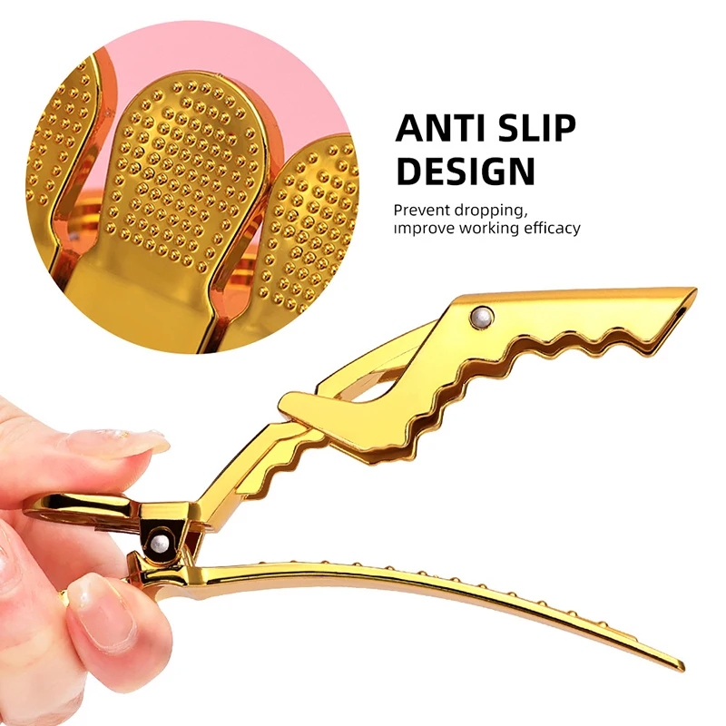 Description Picture 6 of item1pcs Hairdressing Hair Clip Crocodile Plastic Clamps Claw Alligator Clips Barber For Salon Styling Hair Accessories Hairpin